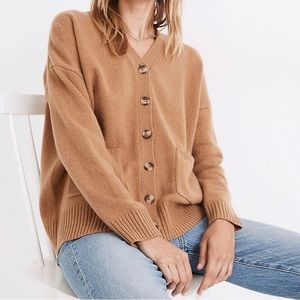 Madewell (Re)sourced Cashmere Ex-Boyfriend Cardigan Sweater